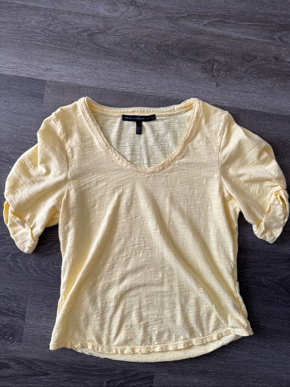 Light Yellow Women's Top White House Black Market